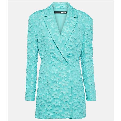 Rotate abito blazer in jacquard