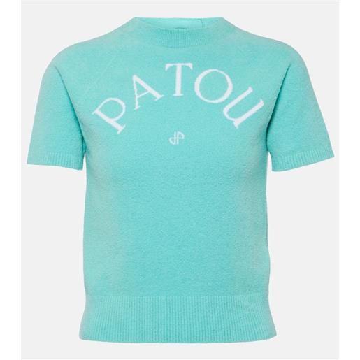 Patou t-shirt in maglia di misto cotone