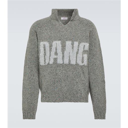 ERL pullover in misto lana con intarsio