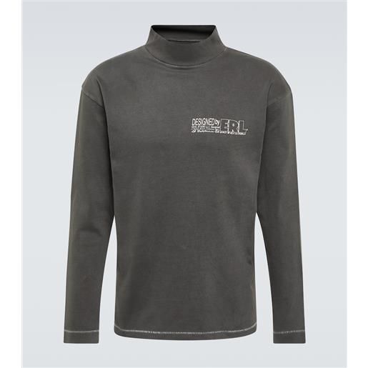 ERL felpa in jersey di cotone con stampa