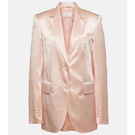 Sportmax blazer volante in raso