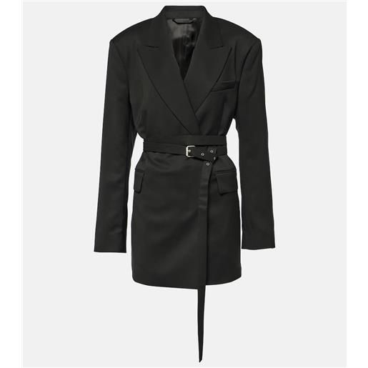 Acne Studios blazer in misto lana con cintura