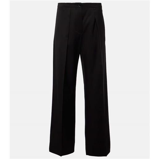 Acne Studios pantaloni a gamba larga e vita media