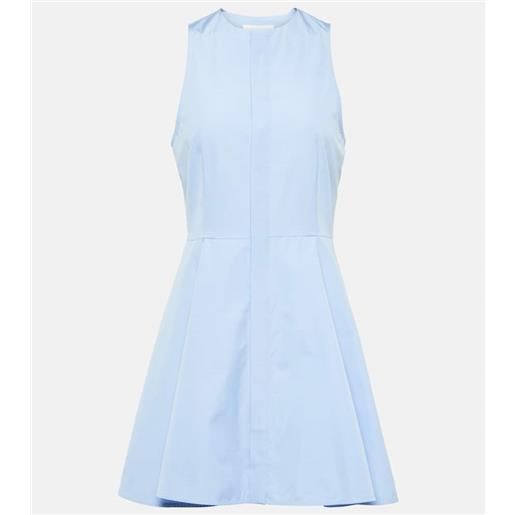 Ami Paris abito chemisier godet in popeline