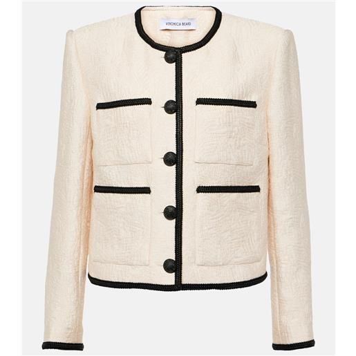 Veronica Beard giacca darla in jacquard