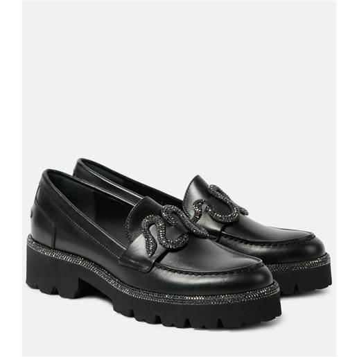 Rene Caovilla mocassini morgana in pelle