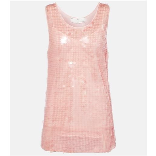 Xu Zhi tank top con paillettes