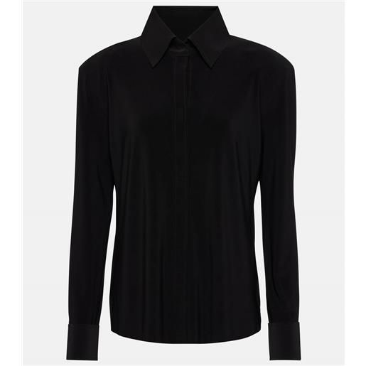 Norma Kamali camicia in cady
