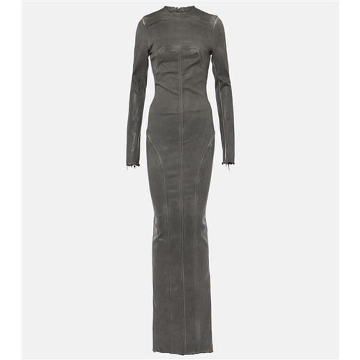 Rick Owens abito lungo di jeans