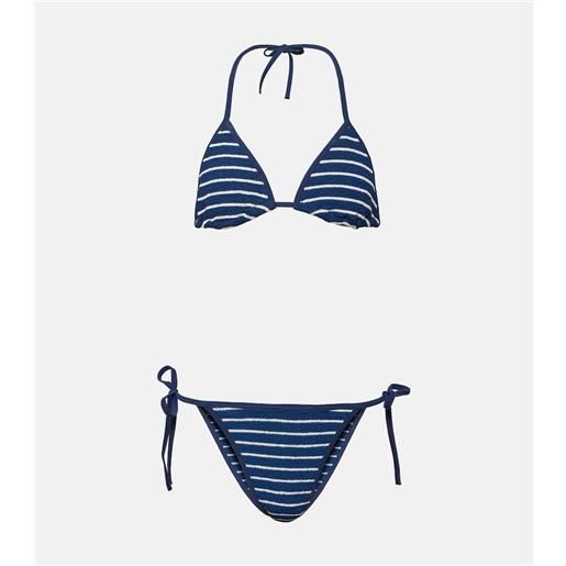 Hunza G bikini gina a righe