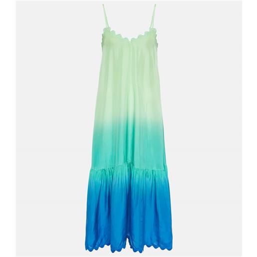 Juliet Dunn abito midi in cotone