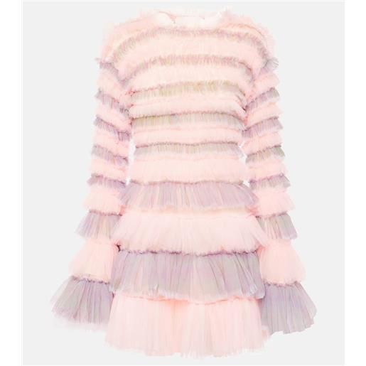 Susan Fang abito corto in tulle