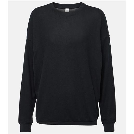 Alo Yoga pullover soho con logo