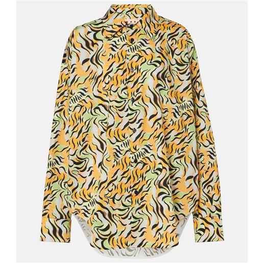Marni camicia in cotone con stampa