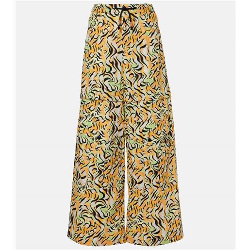 Marni pantaloni a gamba larga in cotone