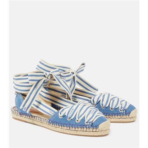 Zimmermann espadrillas sol in denim