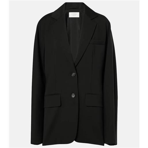 Sportmax blazer oversize ecru in lana vergine