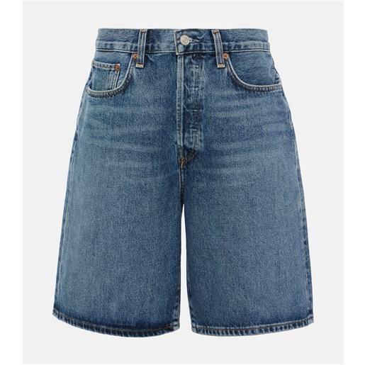 Agolde bermuda di jeans risha a vita bassa