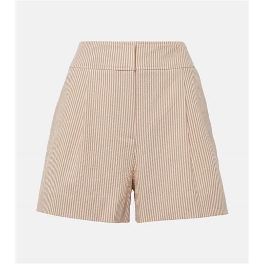Veronica Beard shorts haina in seersucker di cotone