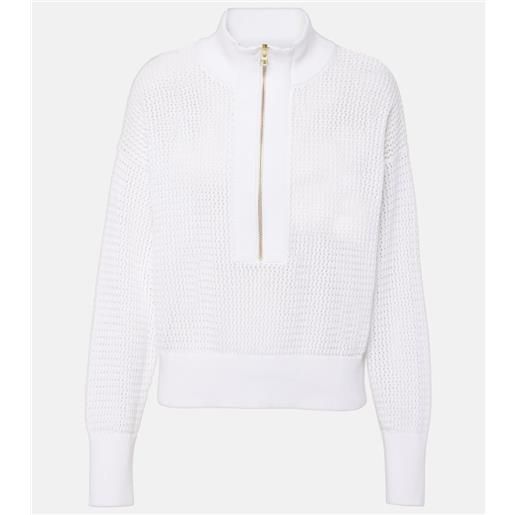 Varley pullover aurora in cotone con zip