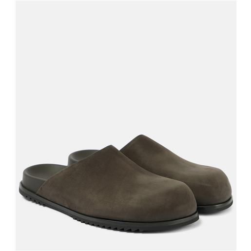 Rick Owens slippers granola in pelle