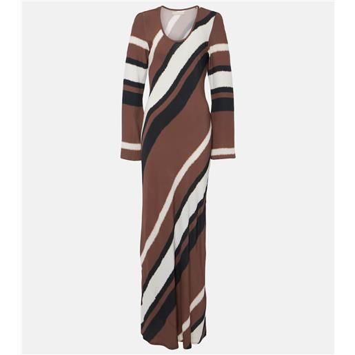 Faithfull abito lungo da costa a righe