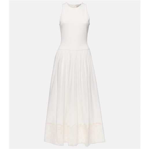 Alemais alã©mais abito midi pegasus in popeline di cotone