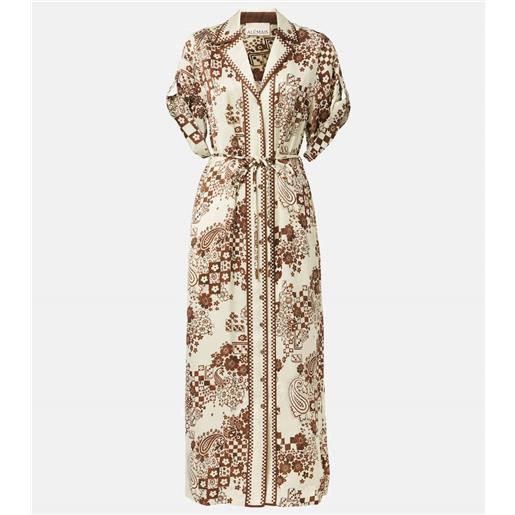 Alemais alã©mais abito chemisier vinnie in raso