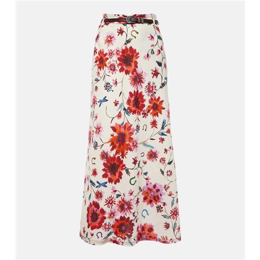 Dorothee Schumacher gonna midi floral ease in lino