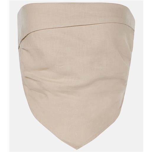 Faithfull top antibes in lino