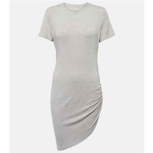 Norma Kamali miniabito asimmetrico in jersey