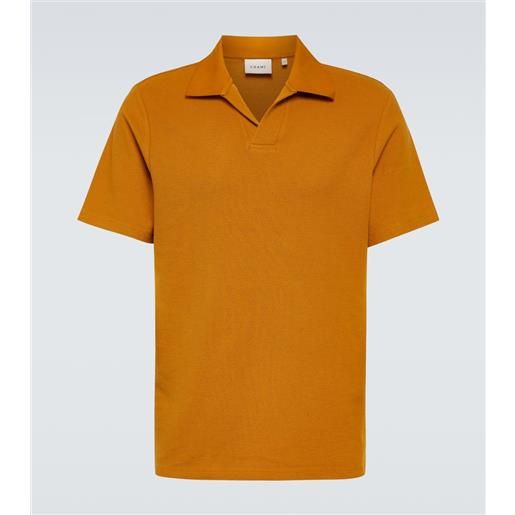 Frame polo in jacquard di cotone