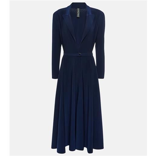 Norma Kamali abito midi in jersey
