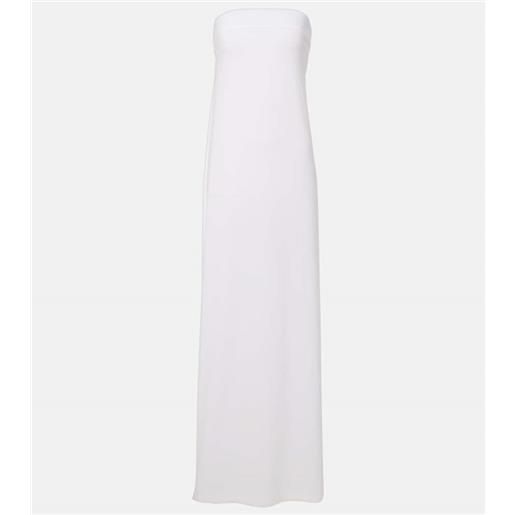 Norma Kamali abito lungo a fascia in jersey