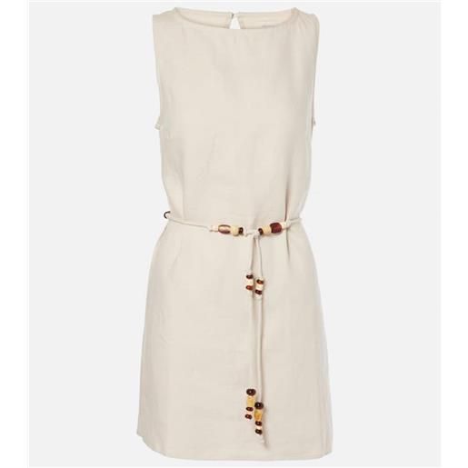 Faithfull abito corto lui in lino