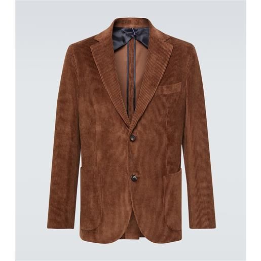 Slowear blazer in velluto a coste di cotone