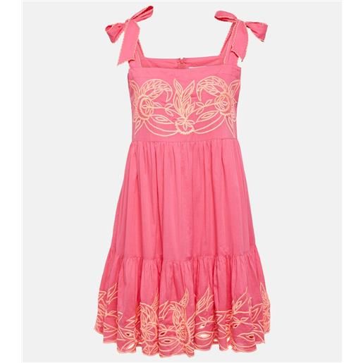 Juliet Dunn miniabito in cotone