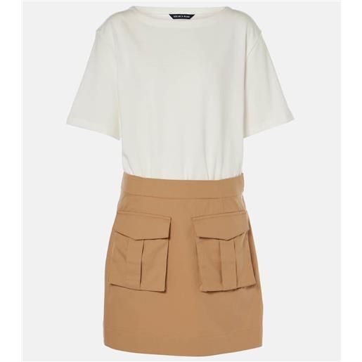 Veronica Beard abito corto elowyn in cotone