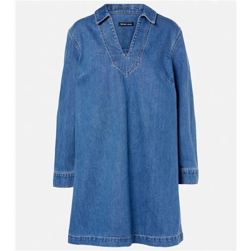 Veronica Beard abito corto wasta di jeans