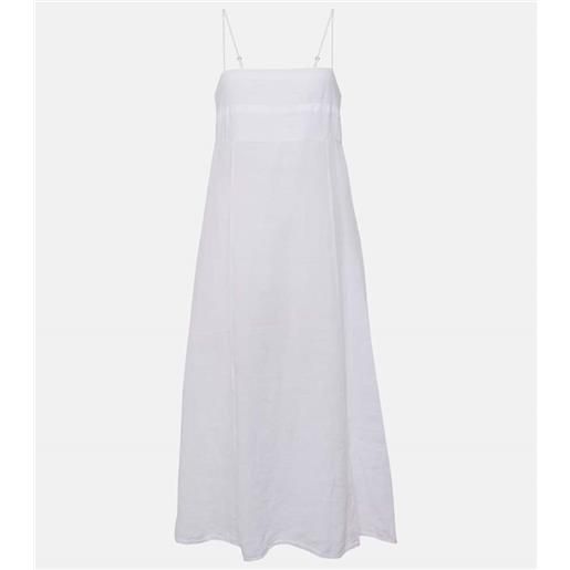 Velvet abito midi stephie in lino