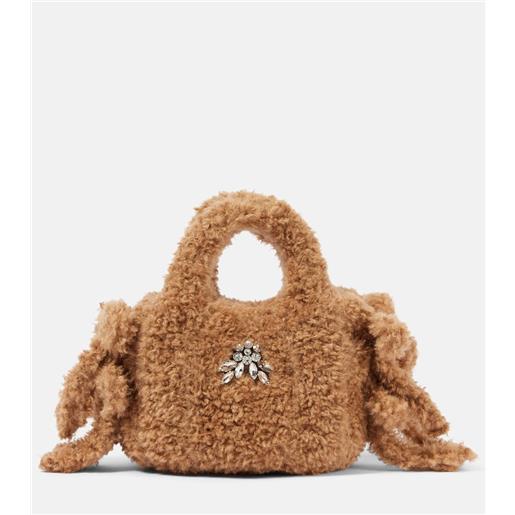 Simone Rocha borsa baby egg in teddy