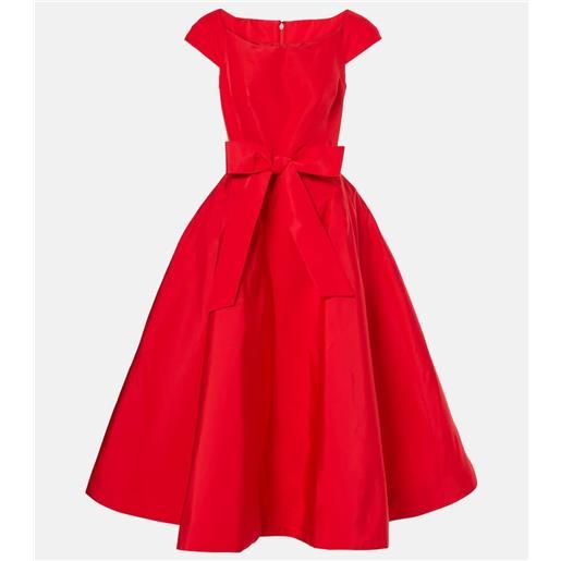 Monique Lhuillier abito midi in seta