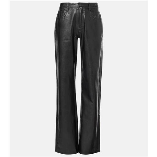 7 For All Mankind pantaloni regular tess in similpelle