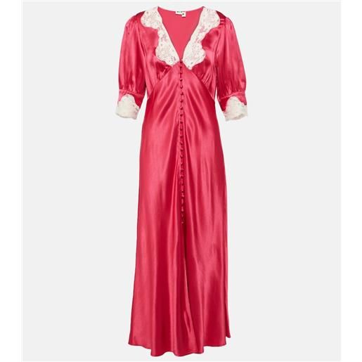 Rixo abito lungo simone con pizzo