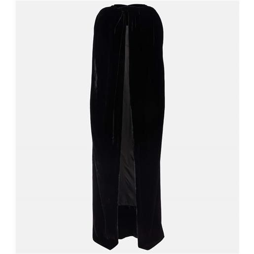 Rick Owens mantella in velluto