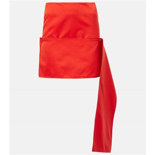 Plan C minigonna in raso