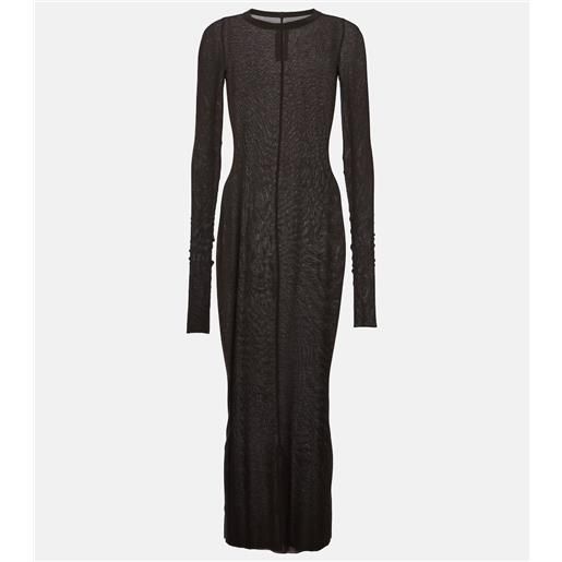 Rick Owens abito midi in jersey