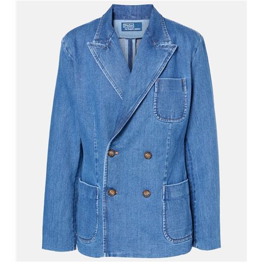 Polo Ralph Lauren blazer doppiopetto di jeans