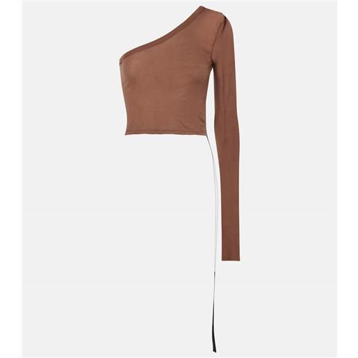 Rick Owens top monospalla ziggy in jersey