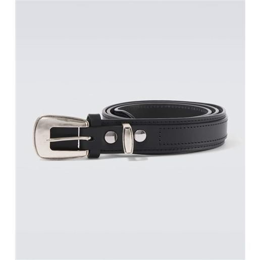 Lemaire cintura minimal western in pelle